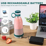 Portable Mini Juice Blender | USB Rechargeable Travel Juicer for Smoothies & Shakes
