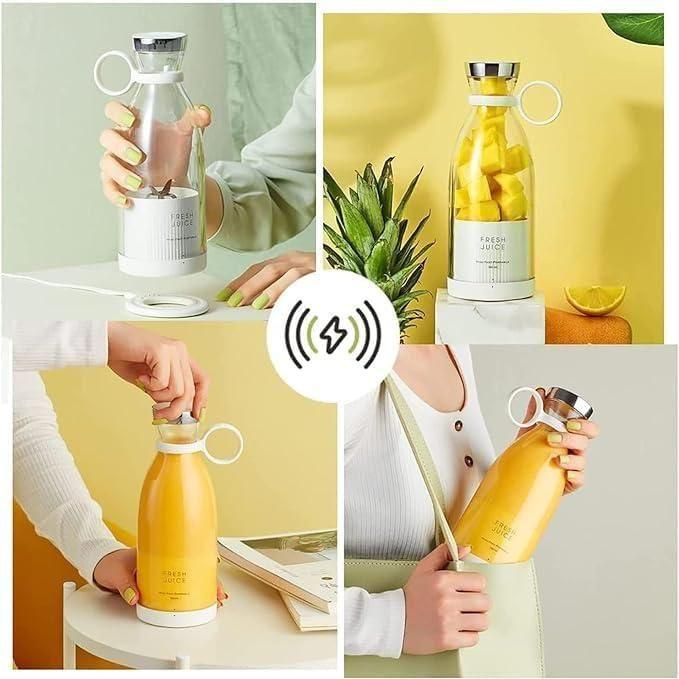 Portable Mini Juice Blender | USB Rechargeable Travel Juicer for Smoothies & Shakes