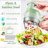 4 in 1 Portable Electric Vegetable Cutter Set – Wireless Food Chopper & Slicer for Kitchen