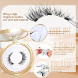 Magnetic Eyelashes for Women (Pair of 1) | Natural Look, Reusable & Easy to Apply