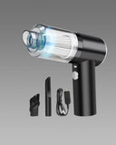 Portable Portable Air Duster & Wireless Vacuum Cleaner | Mini Handheld Dust Remover for Home, Car & Laptop