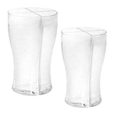 Beer Splitter Mug | 4-in-1 Beer Glass Holder for Parties, Bars, and Events