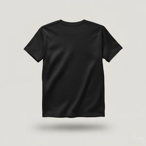 "Chai Because Adulting Is Hard" Black Tee | Witty Half-Sleeve Quote T-Shirt by TheUnboxify.com