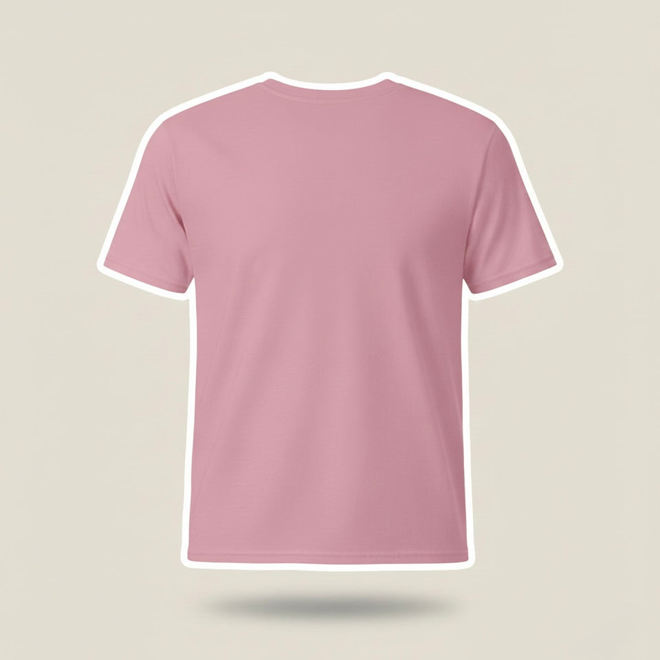Shine Bright Everyday Pink T-Shirt | Light Baby Pink Half-Sleeve Quote Tee | TheUnboxify.com